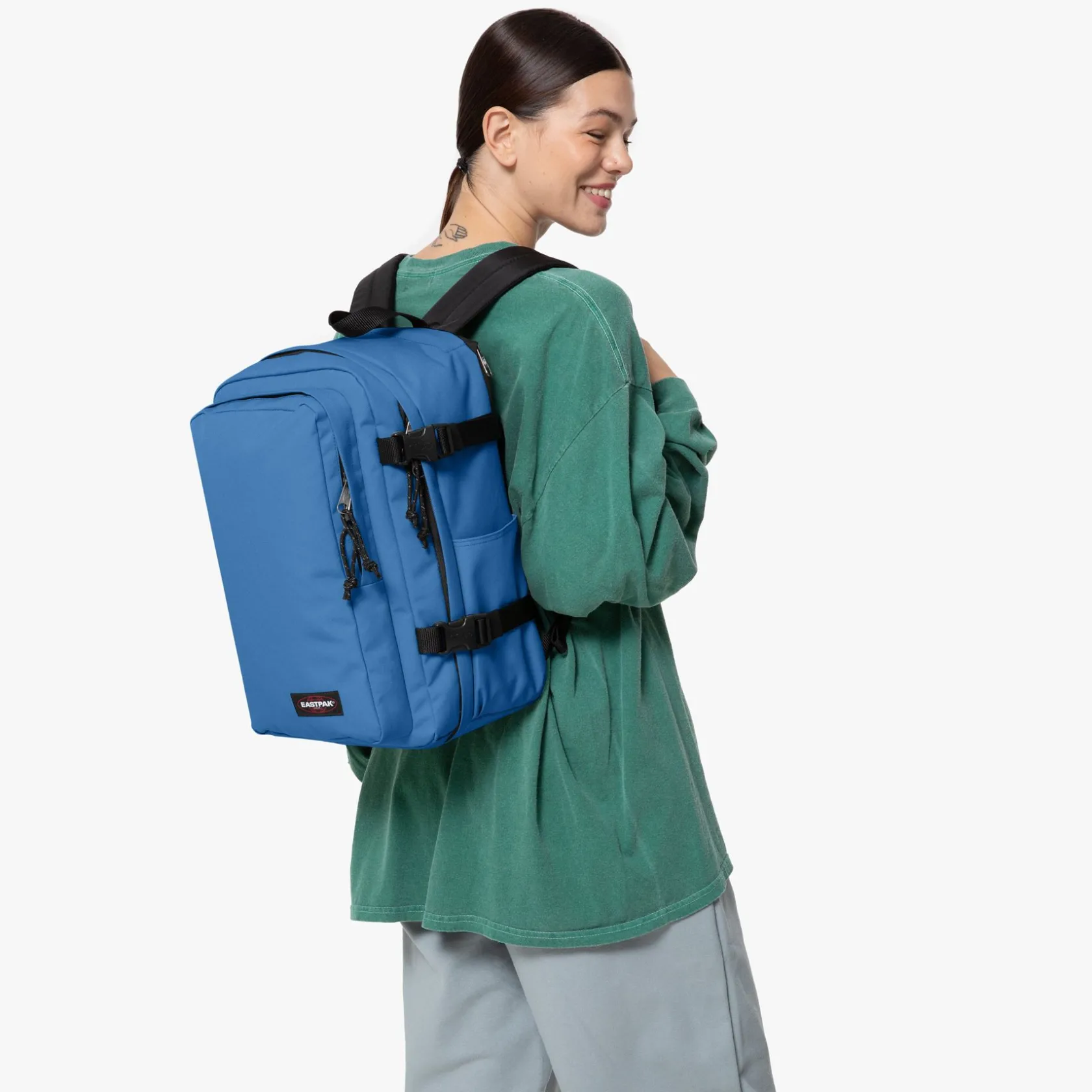 Eastpak Bagage Onder De Stoel>CABIN PAK'R HealingBlue