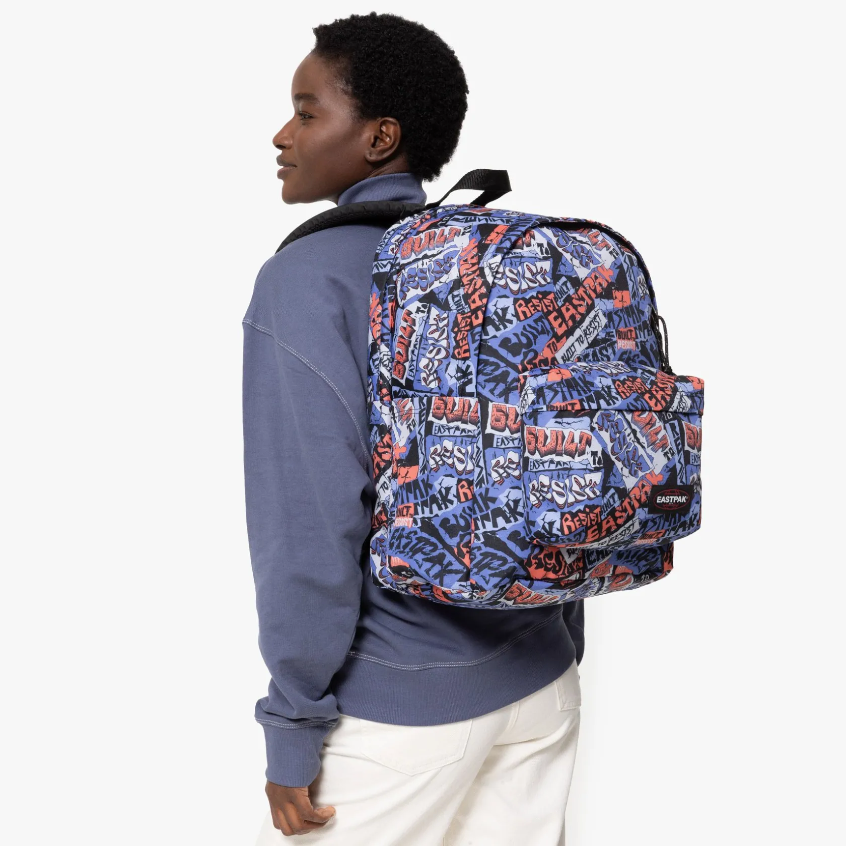 Eastpak Waterdichte Rugzakken | Laptop Rugzakken>DAY OFFICE TrashySkateBlue