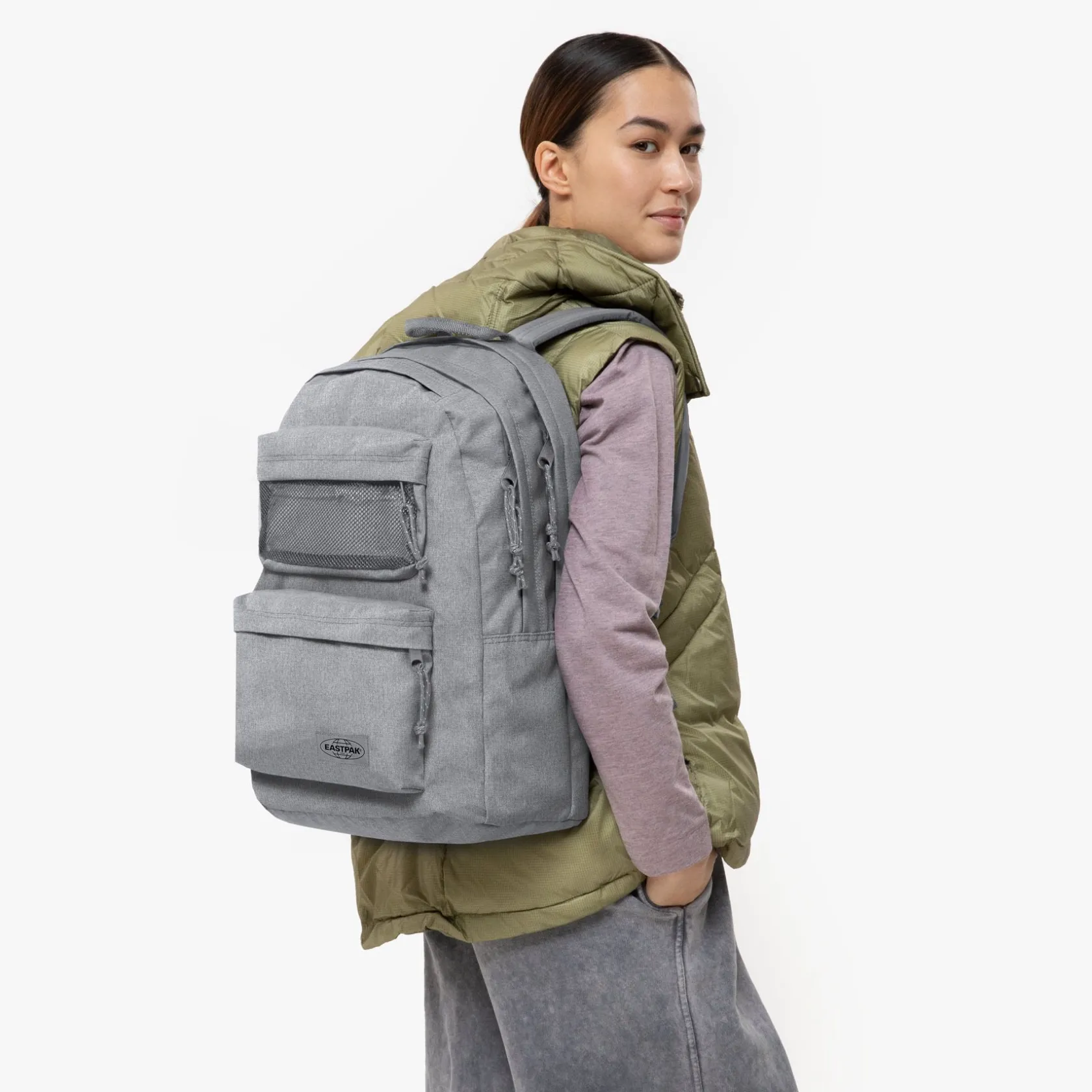 Eastpak Waterdichte Rugzakken | Laptop Rugzakken>DOUBLE OFFICE SundayGrey