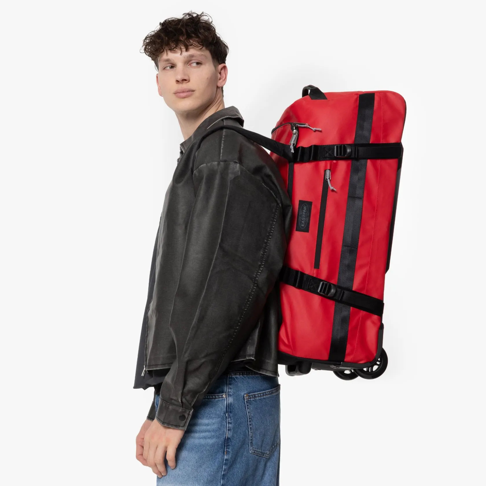 Eastpak Grote Koffers | Duffel- & Weekendtassen>DUFFEL PACK WHEEL M TarpRed