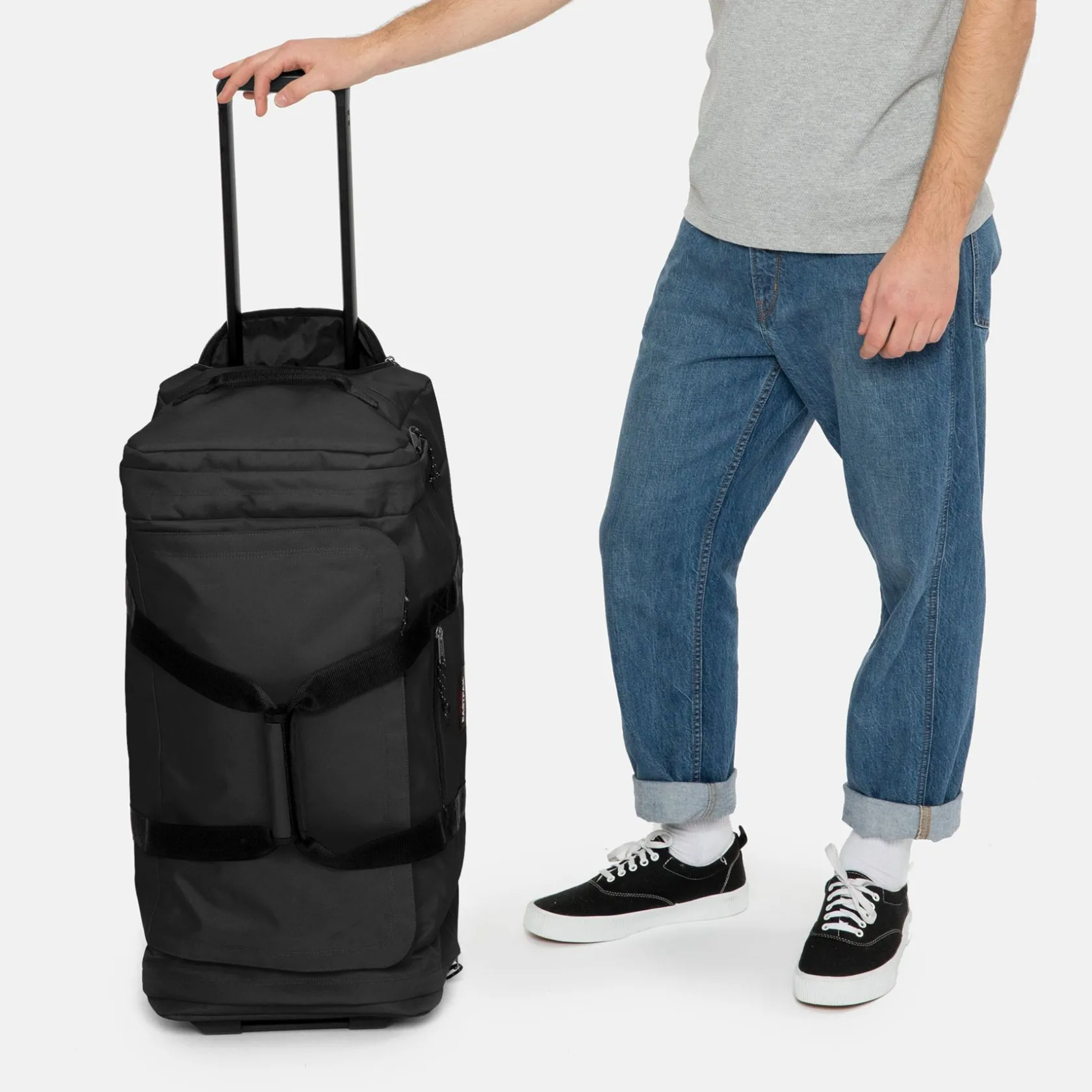 Eastpak 2 Wielen | Duffel- & Weekendtassen>LEATHERFACE M + Black