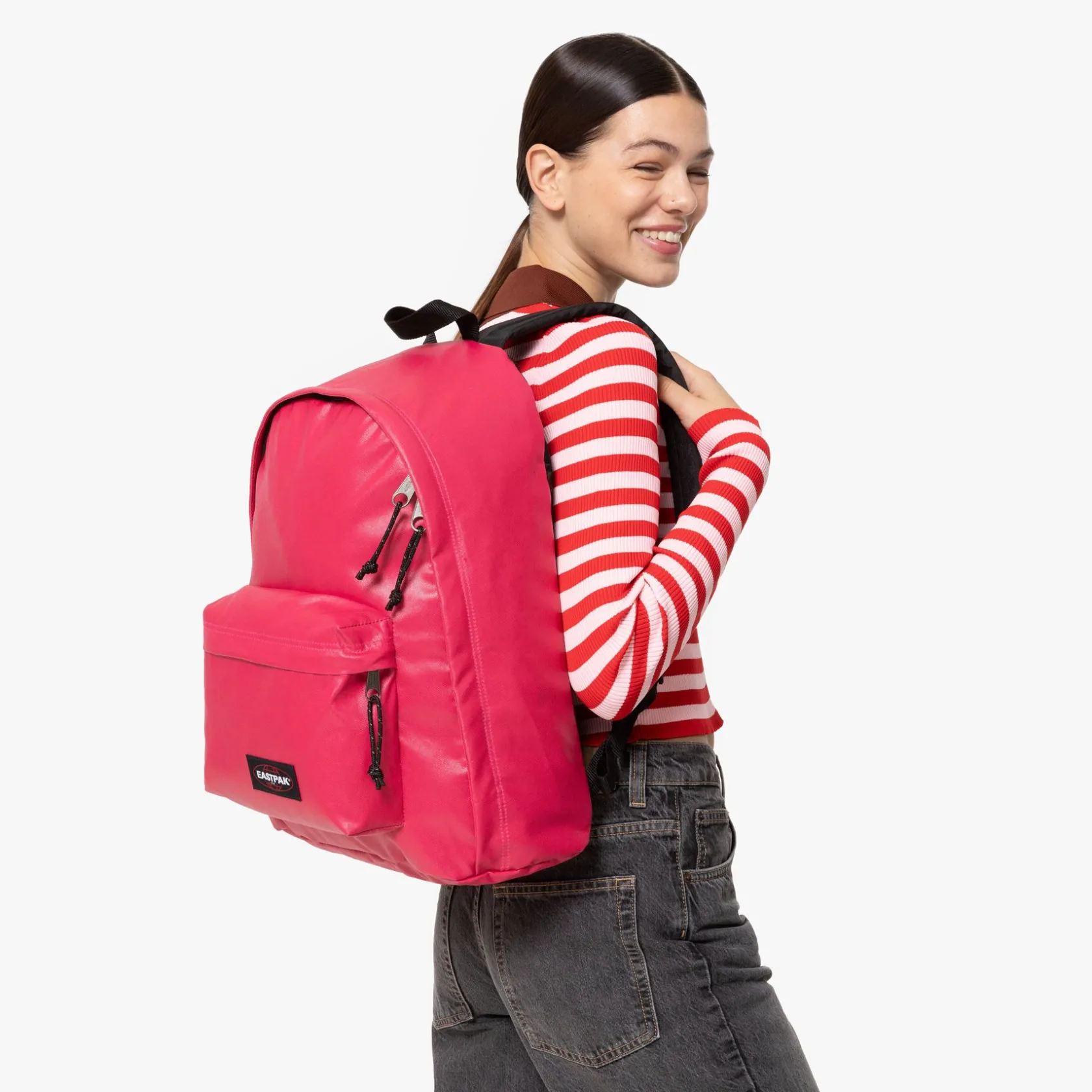Eastpak Waterdichte Rugzakken | Laptop Rugzakken>OUT OF OFFICE GlossyCarmine