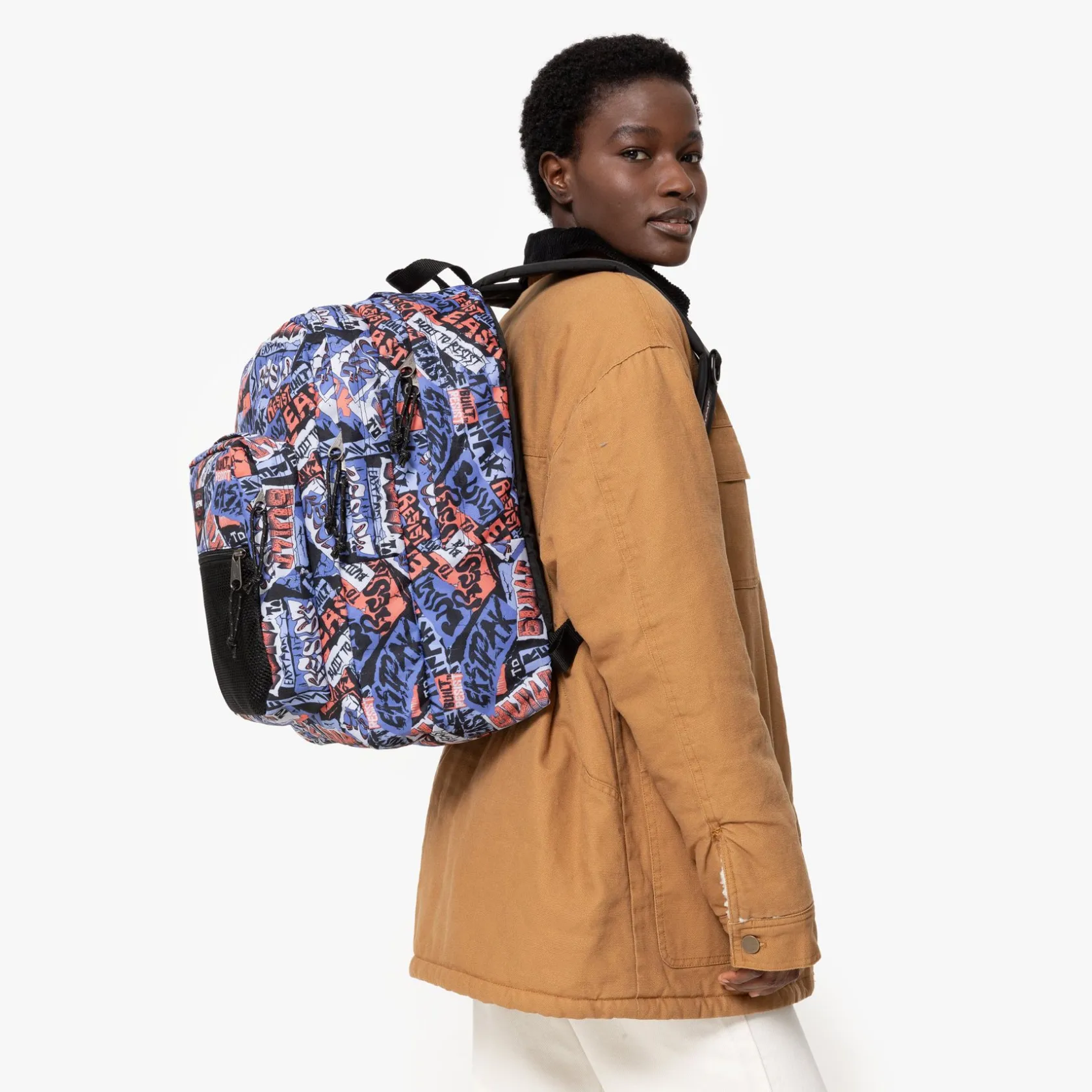 Eastpak Waterdichte Rugzakken | School Rugzakken>PINNACLE TrashySkateBlue