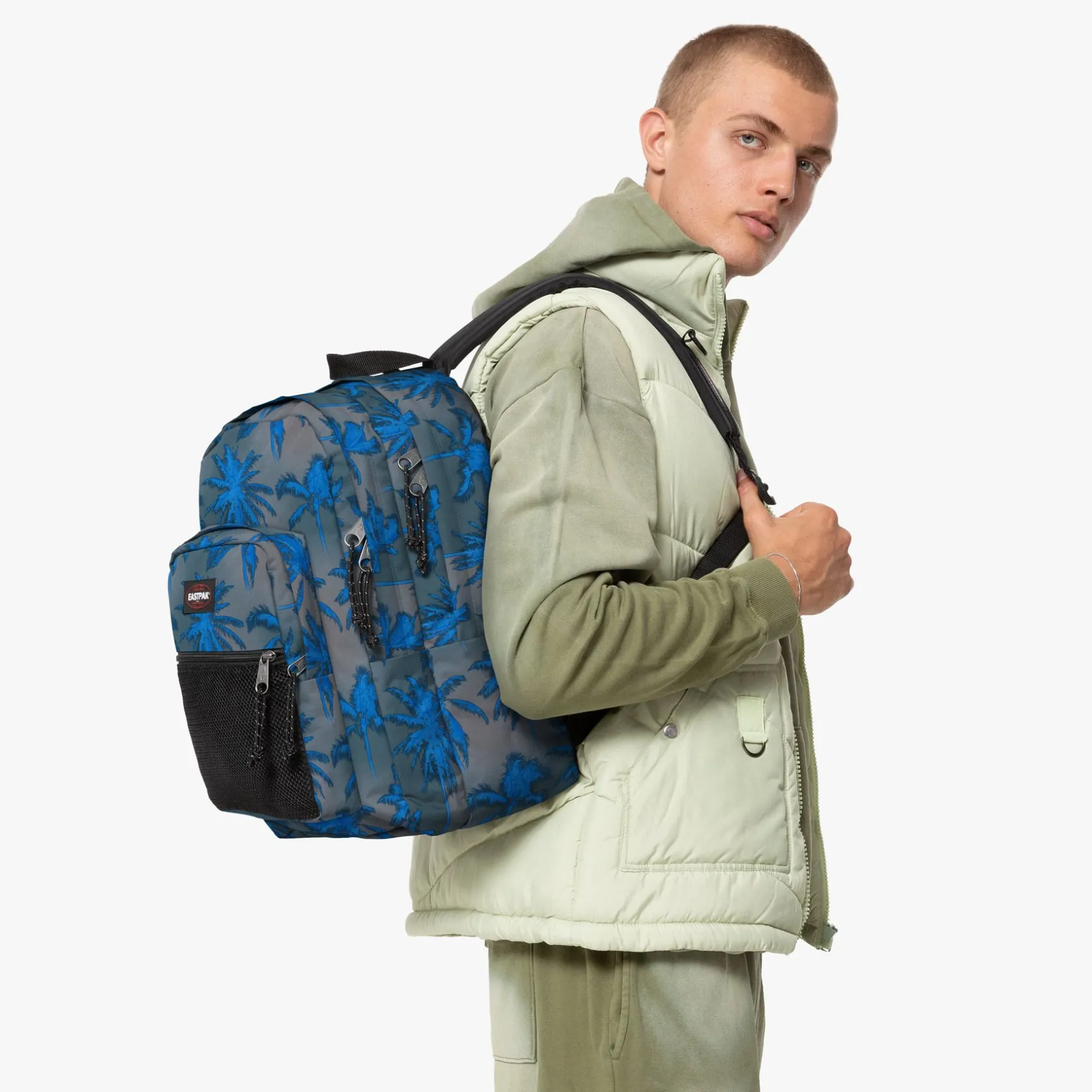 Eastpak Waterdichte Rugzakken | School Rugzakken>PINNACLE BrizeDyeGrey