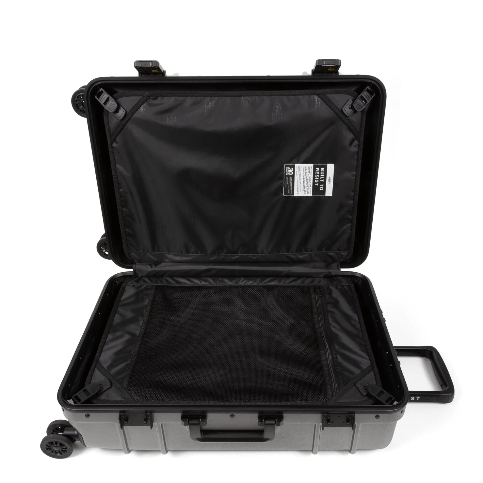 Eastpak 4 Wielen | Grote Koffers>RESIST'R CASE L BrushedMetal