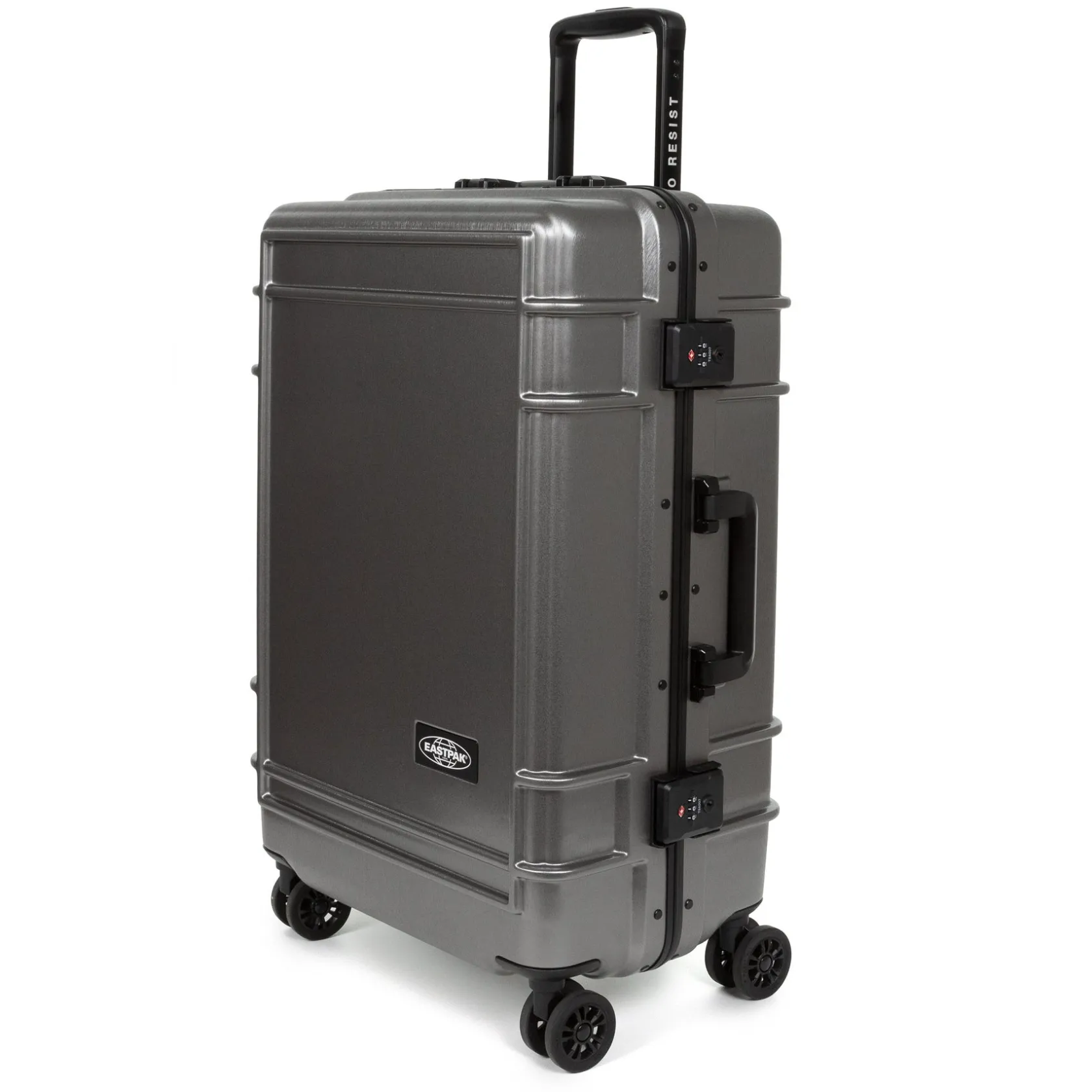 Eastpak 4 Wielen | Grote Koffers>RESIST'R CASE L BrushedMetal