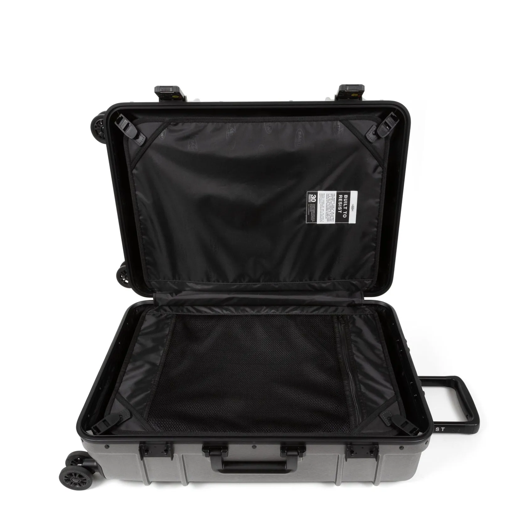 Eastpak 4 Wielen | Grote Koffers>RESIST'R CASE M BrushedMetal