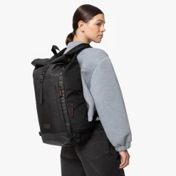 Eastpak Rolltop Rugzakken>TECUM ROLL CNNCTRipBlack