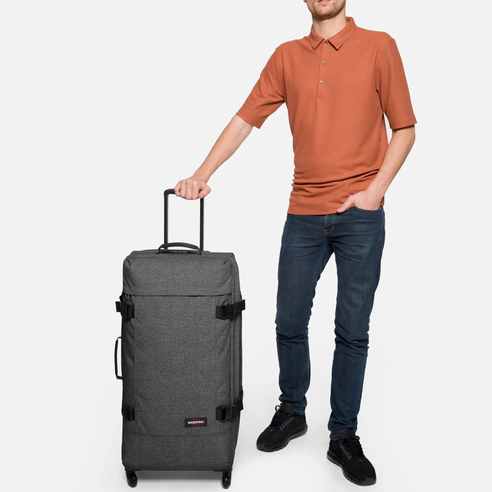 Eastpak 4 Wielen | Grote Koffers>TRANS4 M BlackDenim