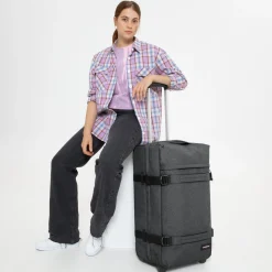 Eastpak Grote Koffers | Zachte Reiskoffers>TRANSIT'R M BlackDenim