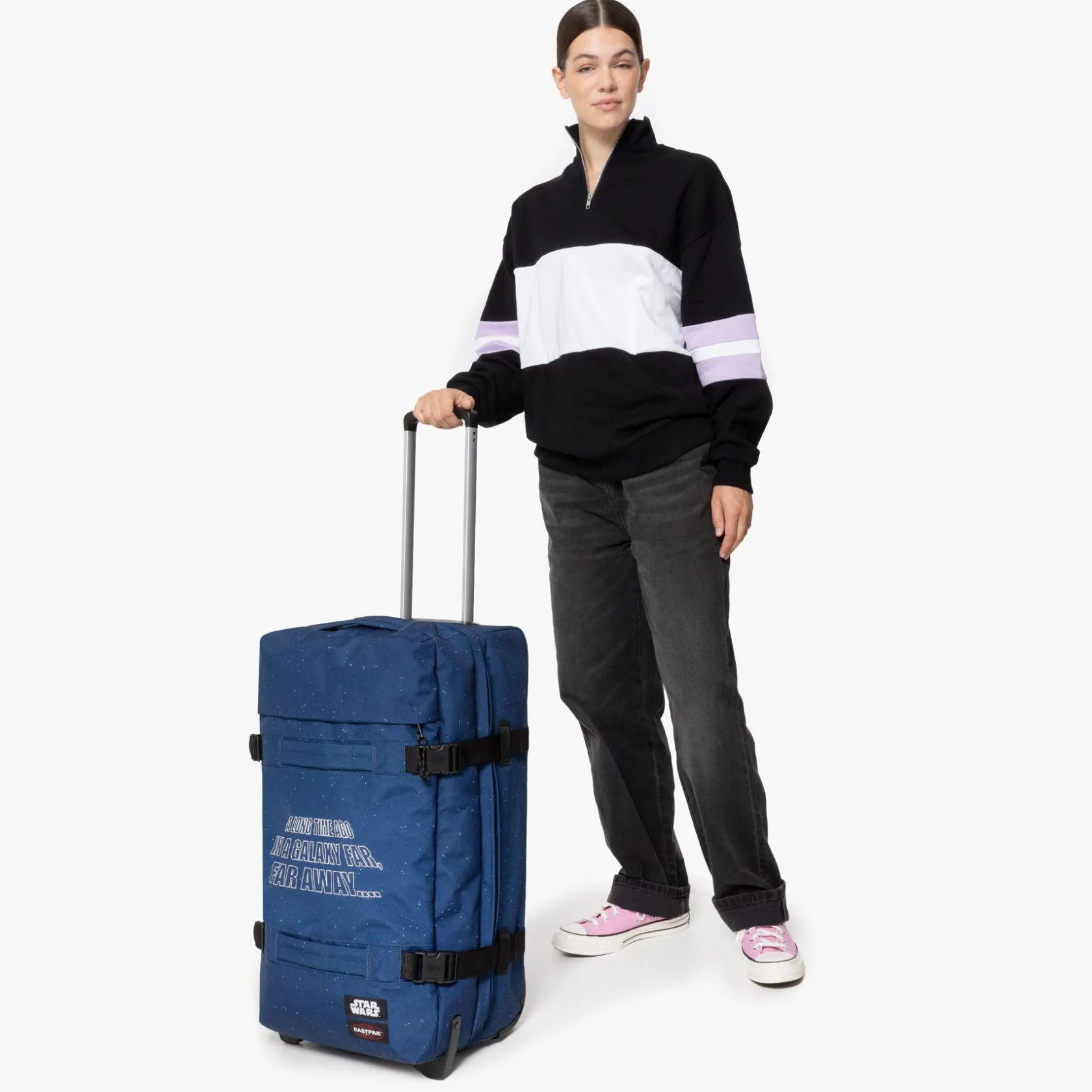 Eastpak 2 Wielen | Grote Koffers>TRANSIT'R M SWStarsNavy