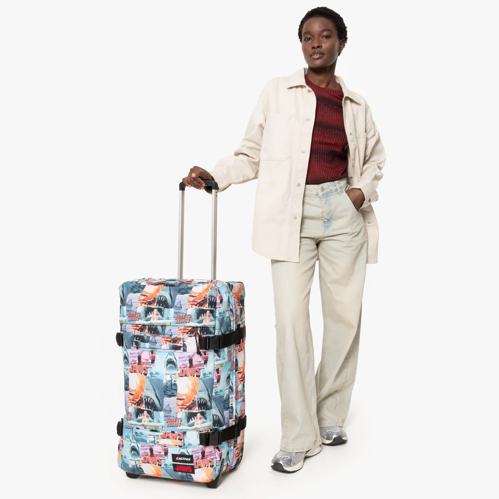 Eastpak 2 Wielen | Grote Koffers>TRANSIT'R M JawsPrint
