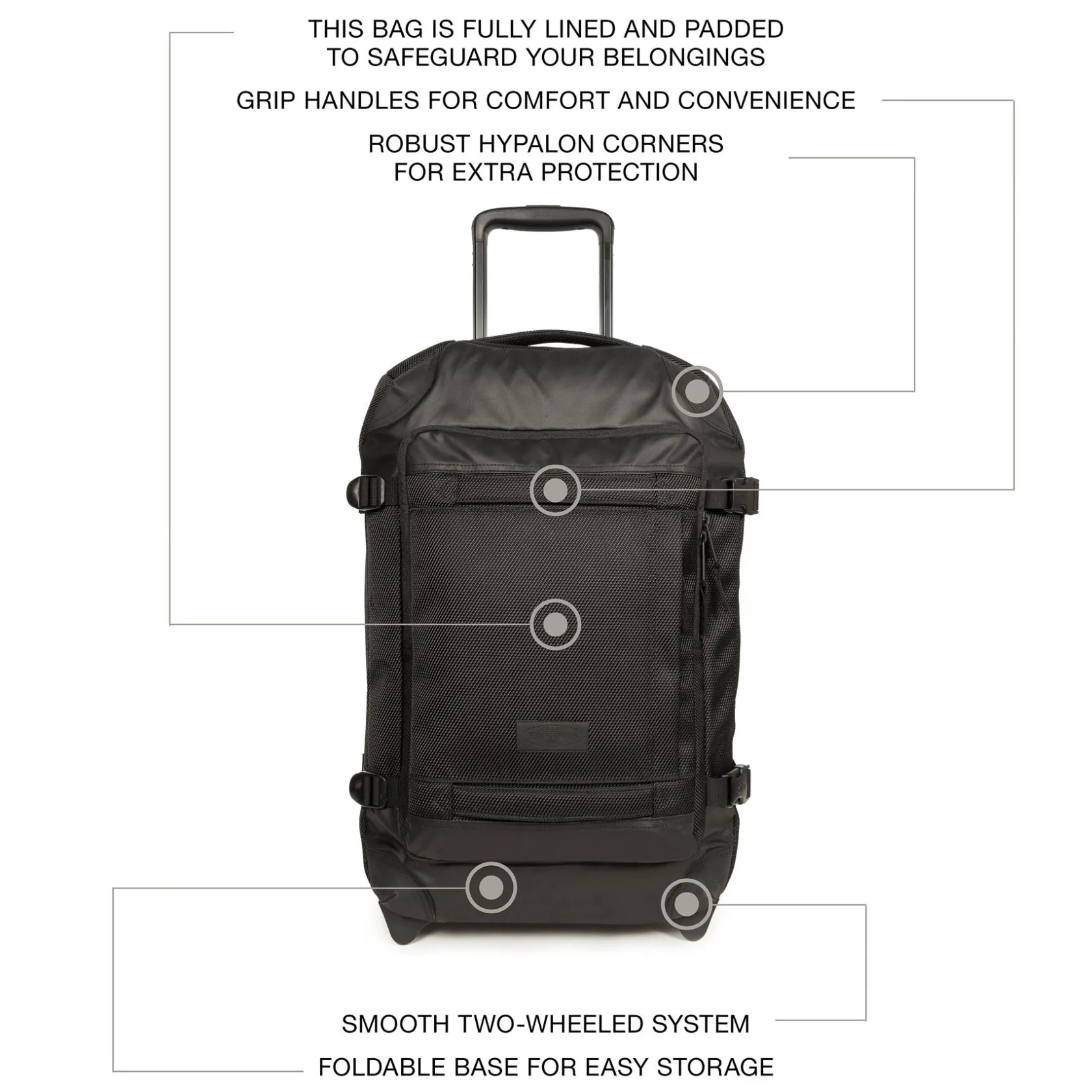 Eastpak 2 Wielen | Zachte Reiskoffers>TRANVERZ CNNCT S CnnctCoat