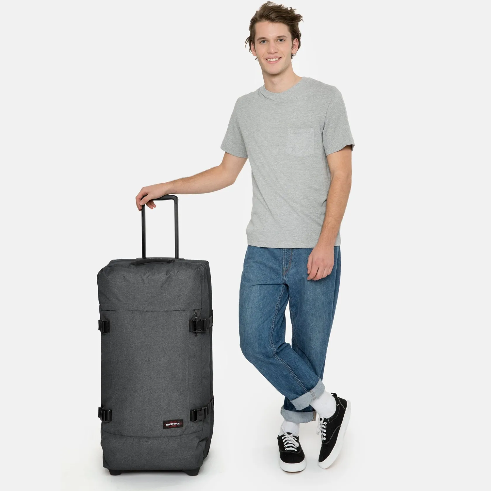 Eastpak 2 Wielen | Grote Koffers>TRANVERZ L BlackDenim