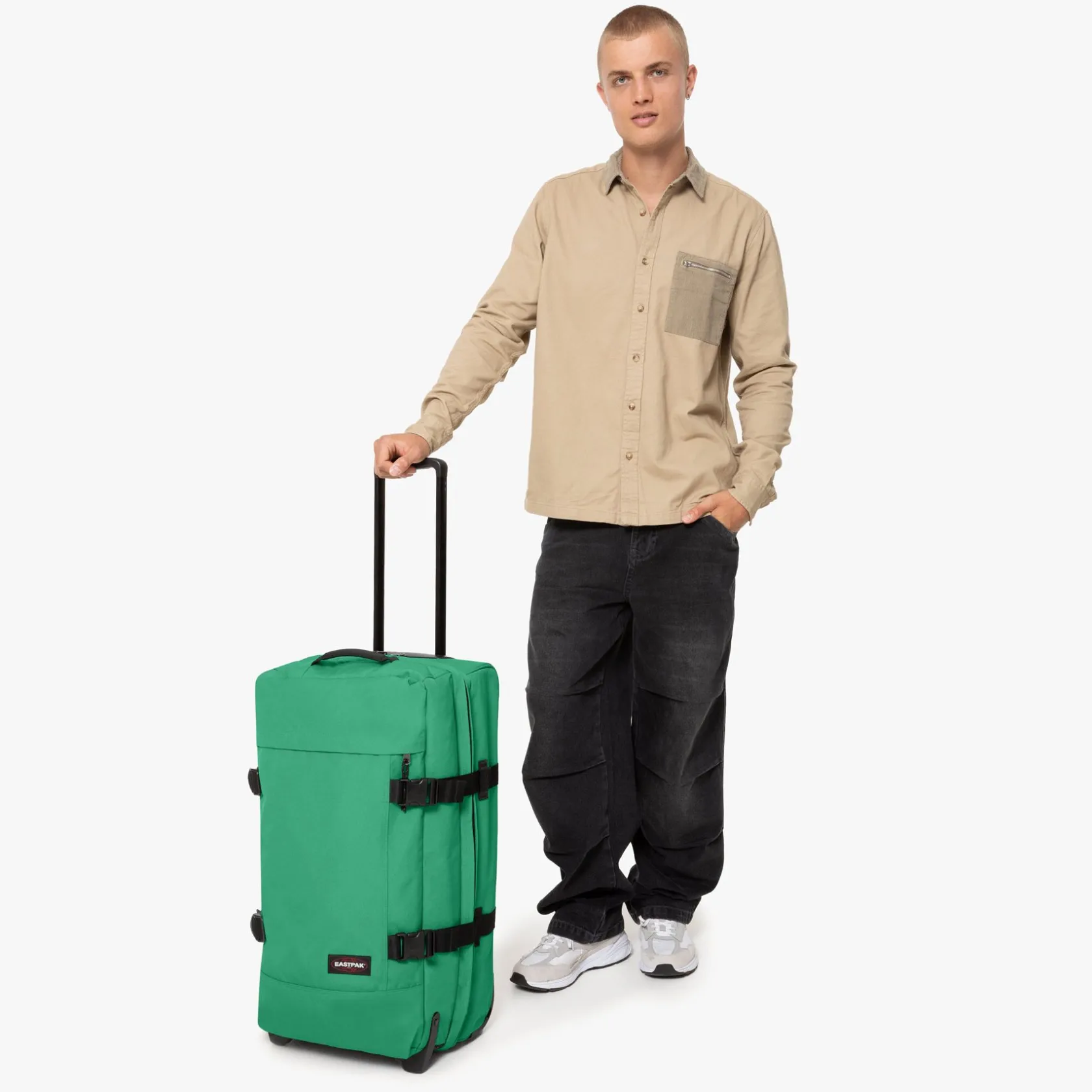 Eastpak 2 Wielen | Grote Koffers>TRANVERZ M GemGreen