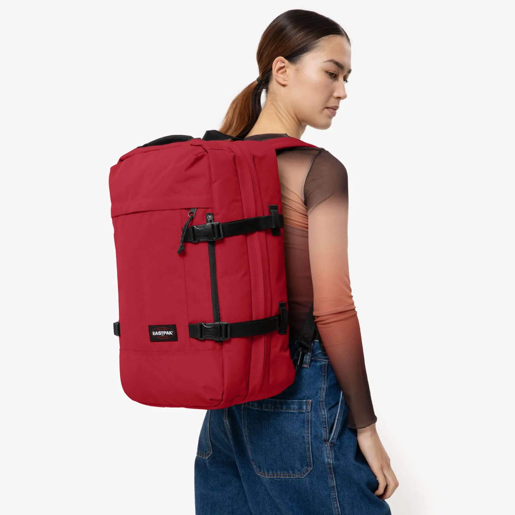 Eastpak Handbagage | Zachte Reiskoffers>TRAVELPACK ScarletRed