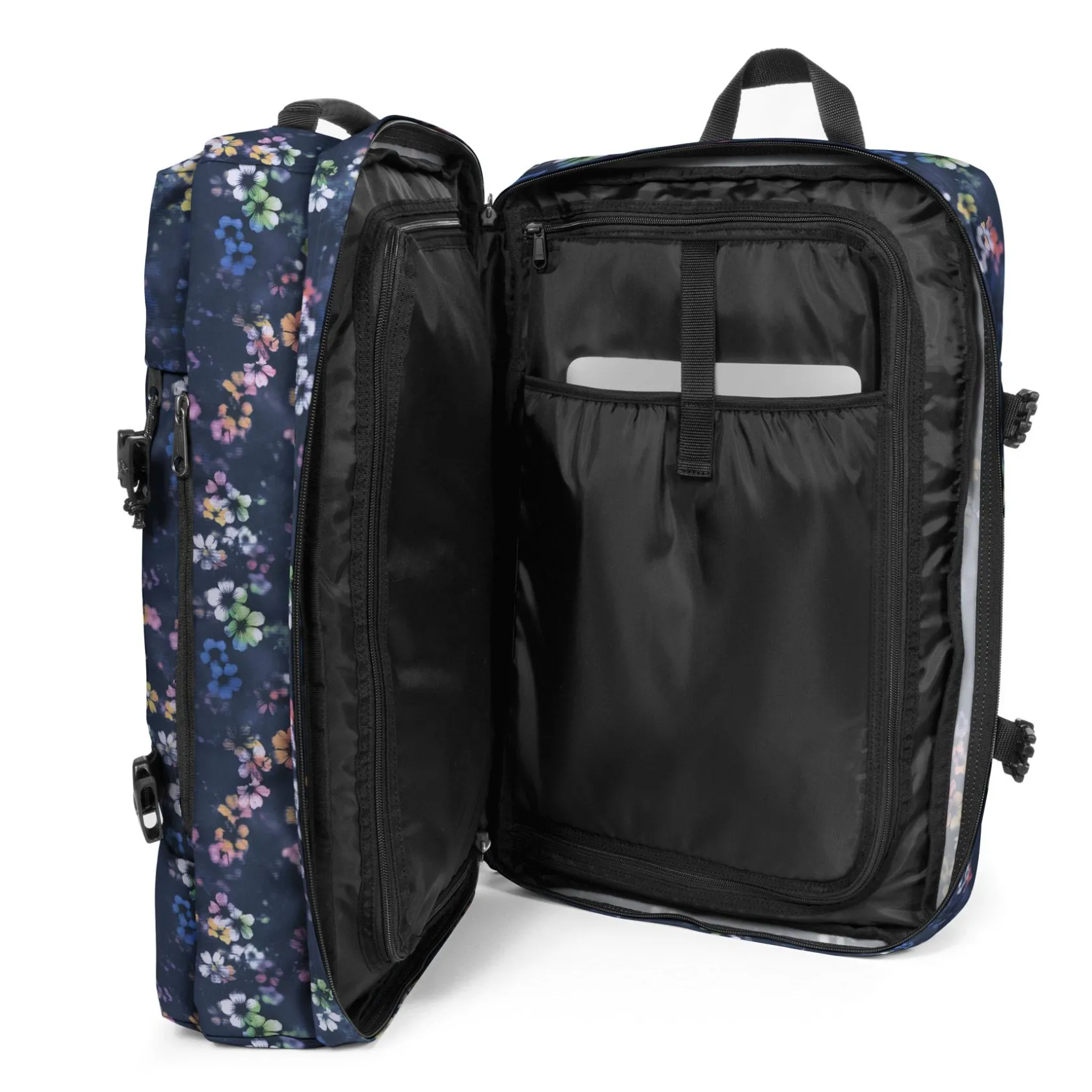 Eastpak Handbagage | Zachte Reiskoffers>TRAVELPACK FloraFadeNavy