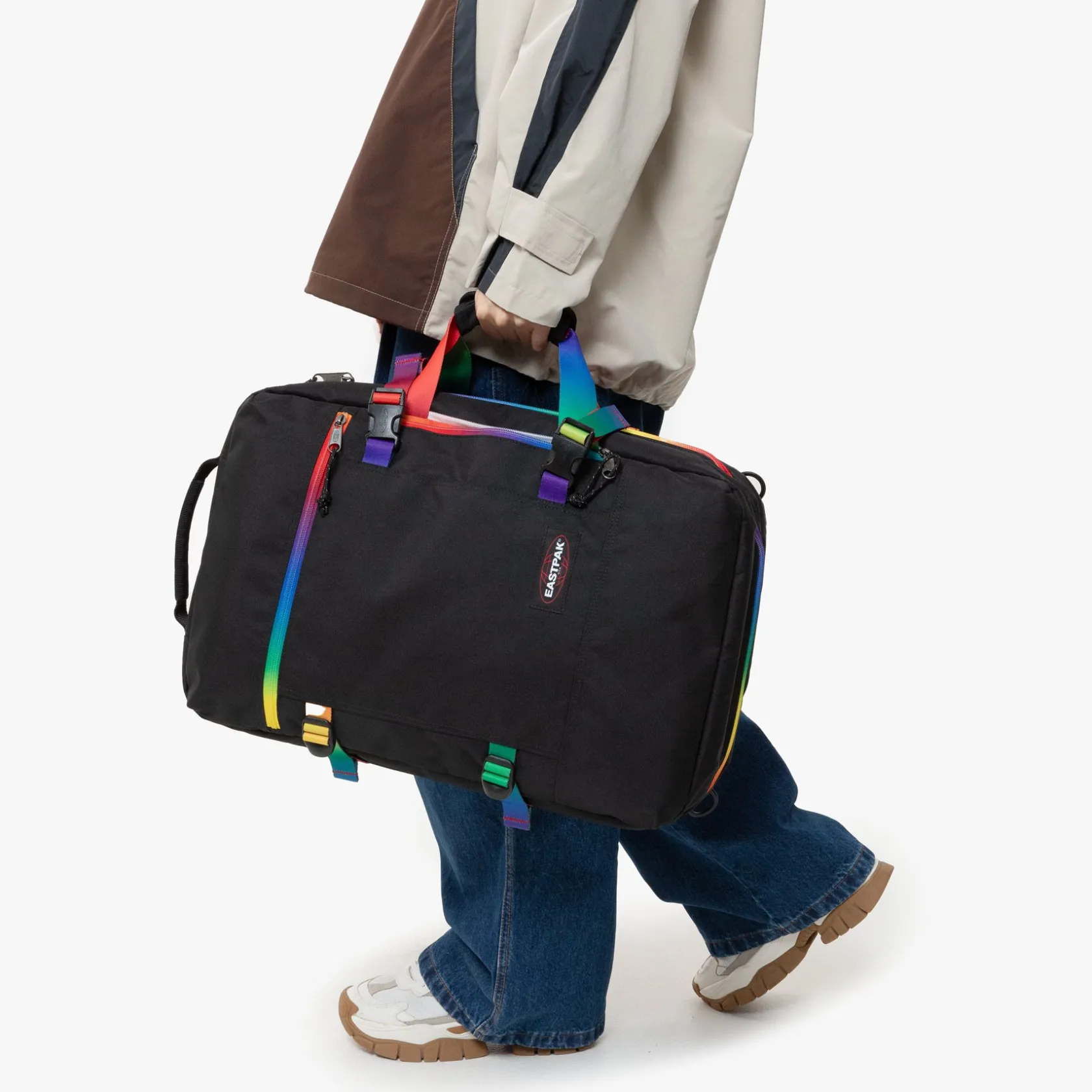 Eastpak Handbagage | Zachte Reiskoffers>TRAVELPACK RainbowDark