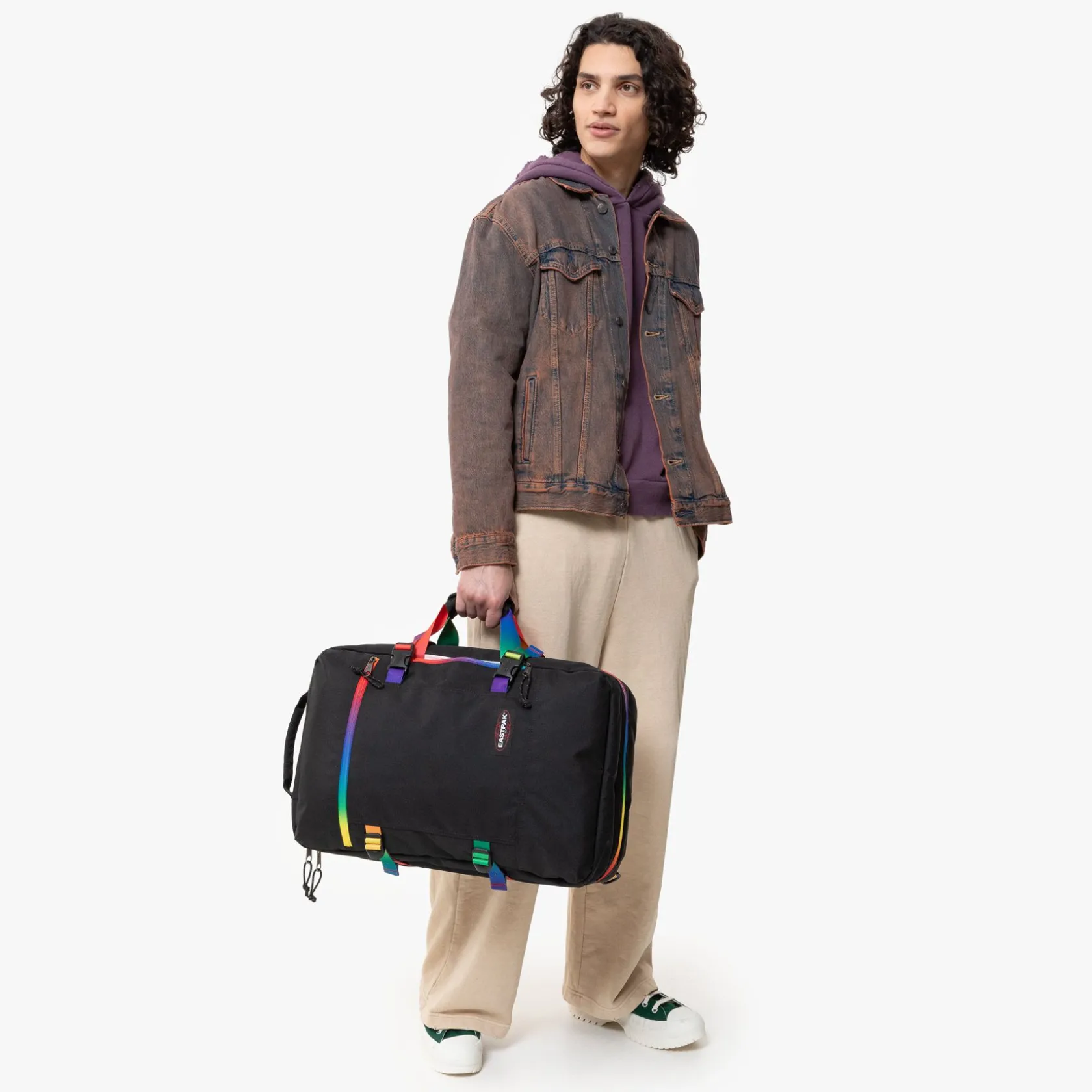 Eastpak Handbagage | Zachte Reiskoffers>TRAVELPACK RainbowDark