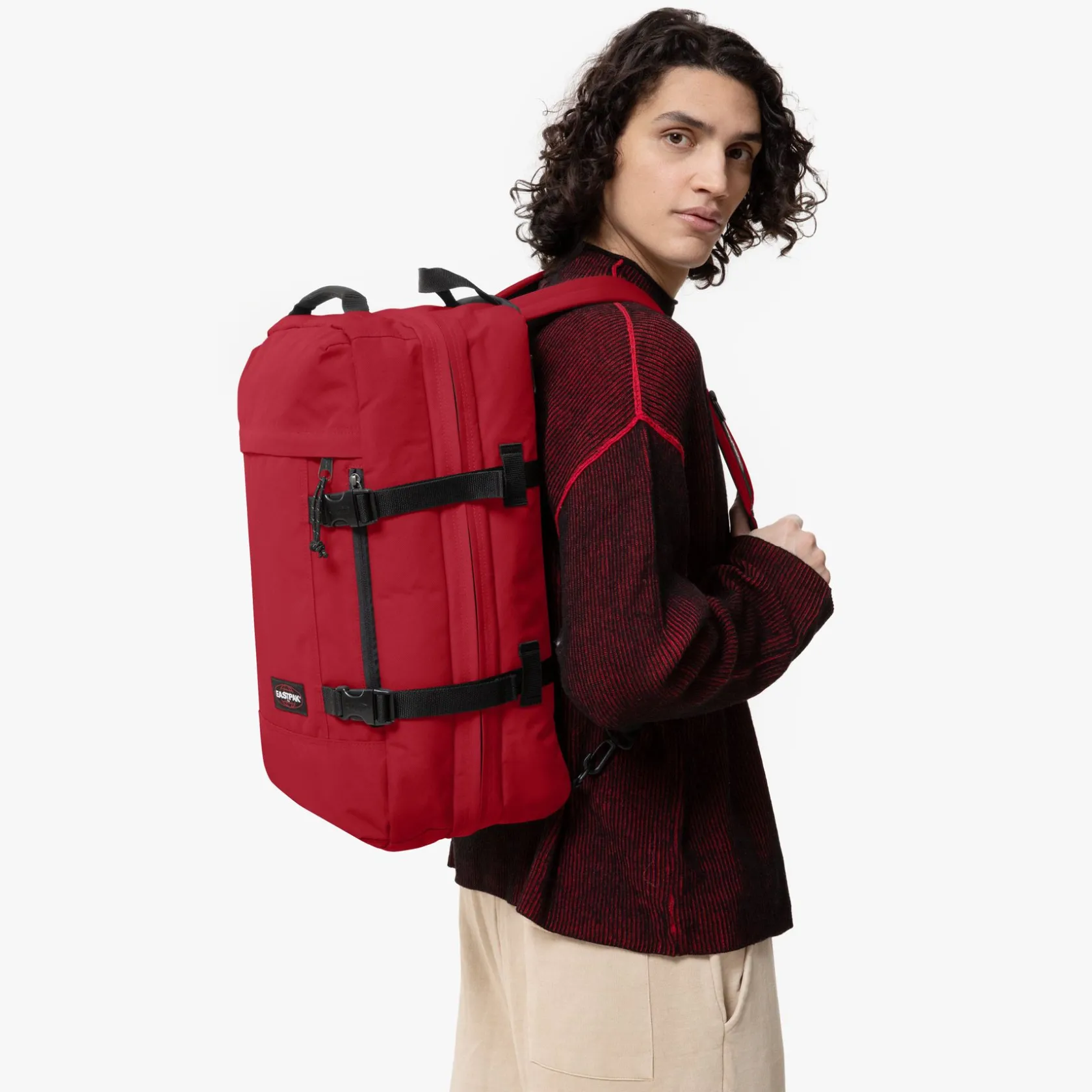 Eastpak Handbagage | Zachte Reiskoffers>TRAVELPACK ScarletRed