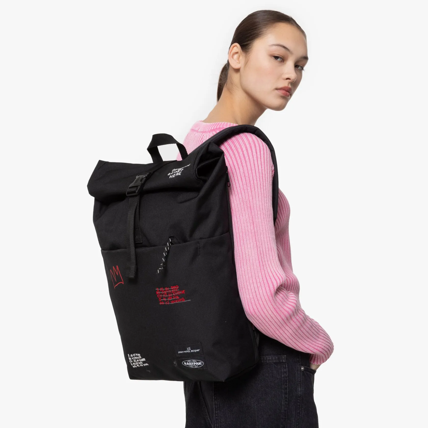 Eastpak Waterdichte Rugzakken | Rolltop Rugzakken>UP ROLL BasquiatQuotes